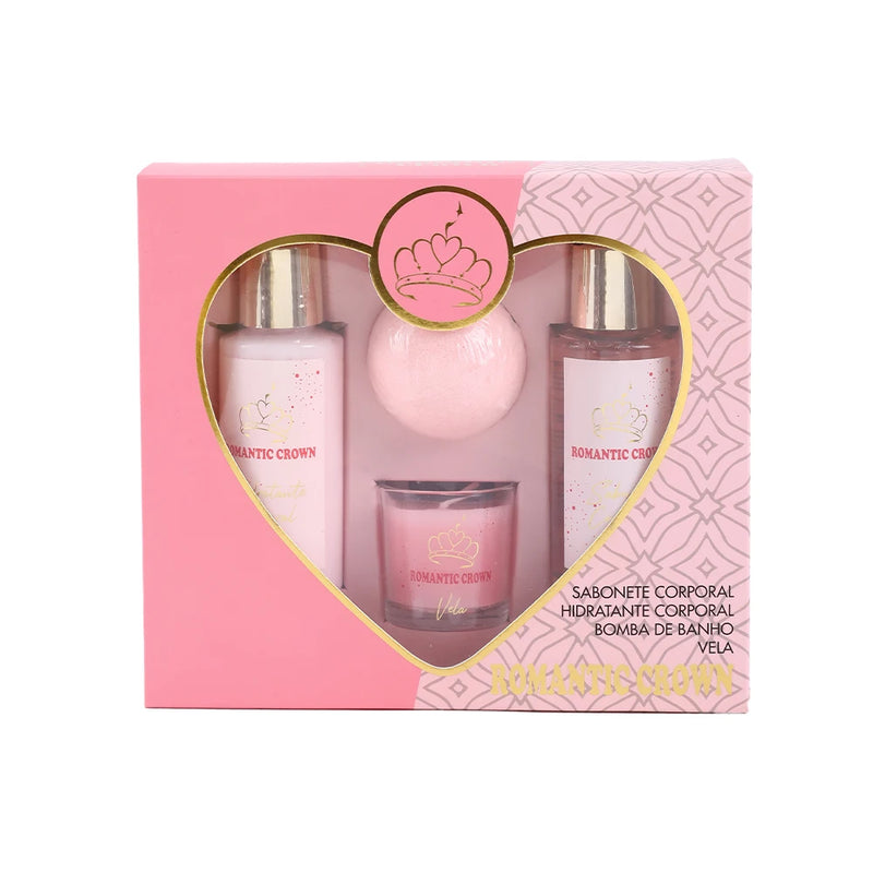 Romantic Crown 4PCs Spa Kit, Gift For Couples, Nata Gifts