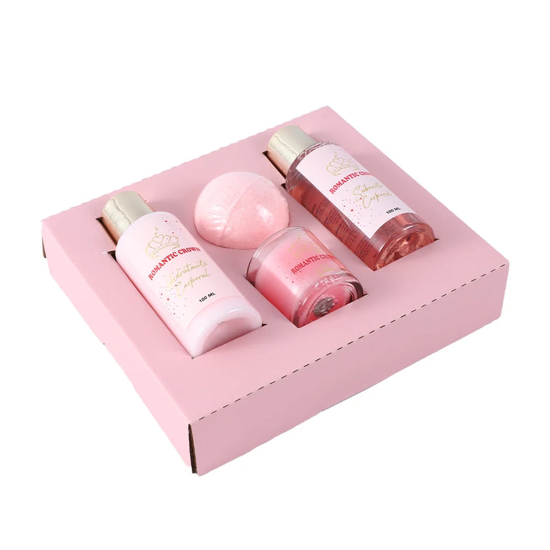 Romantic Crown 4PCs Spa Kit, Gift For Couples, Nata Gifts