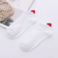 women socks spring summer new arrival korean style love heart ankle love concise style  kawaii white short socks