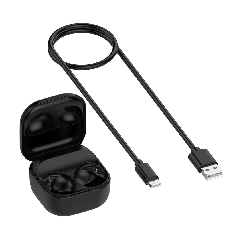 Para Samsung Galaxy Buds2 Pro Fone de ouvido Carregador Case Substituição Caixa de carregamento sem fio ﻿600mAh Porta USB Estação de carregamento Caixa