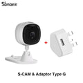 SONOFF CAM Slim WiFi Câmera de segurança inteligente 1080P HD Alarme de movimento Áudio bidirecional Linkage de cena via Alexa Google Home eWeLink APP