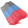 6 Pairs No Show Socks Womens and Mens Low Cut Ankle Short Running Novelty Casual Cotton Invisible Liner Socks With No-Slip Grip