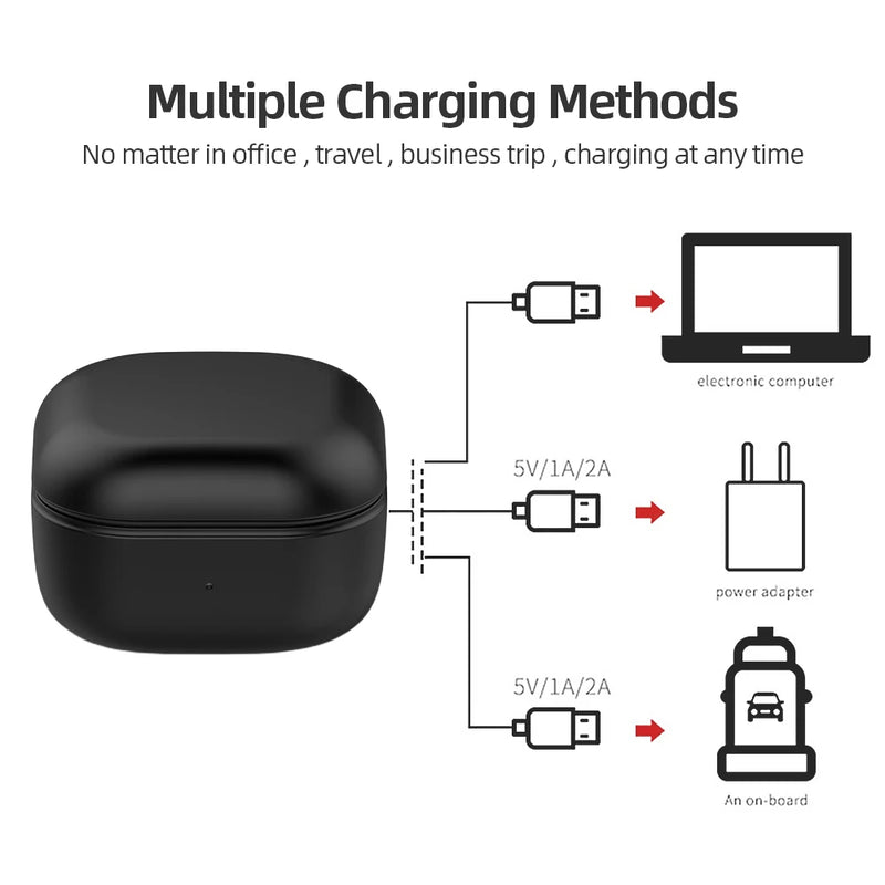 Para Samsung Galaxy Buds2 Pro Fone de ouvido Carregador Case Substituição Caixa de carregamento sem fio ﻿600mAh Porta USB Estação de carregamento Caixa