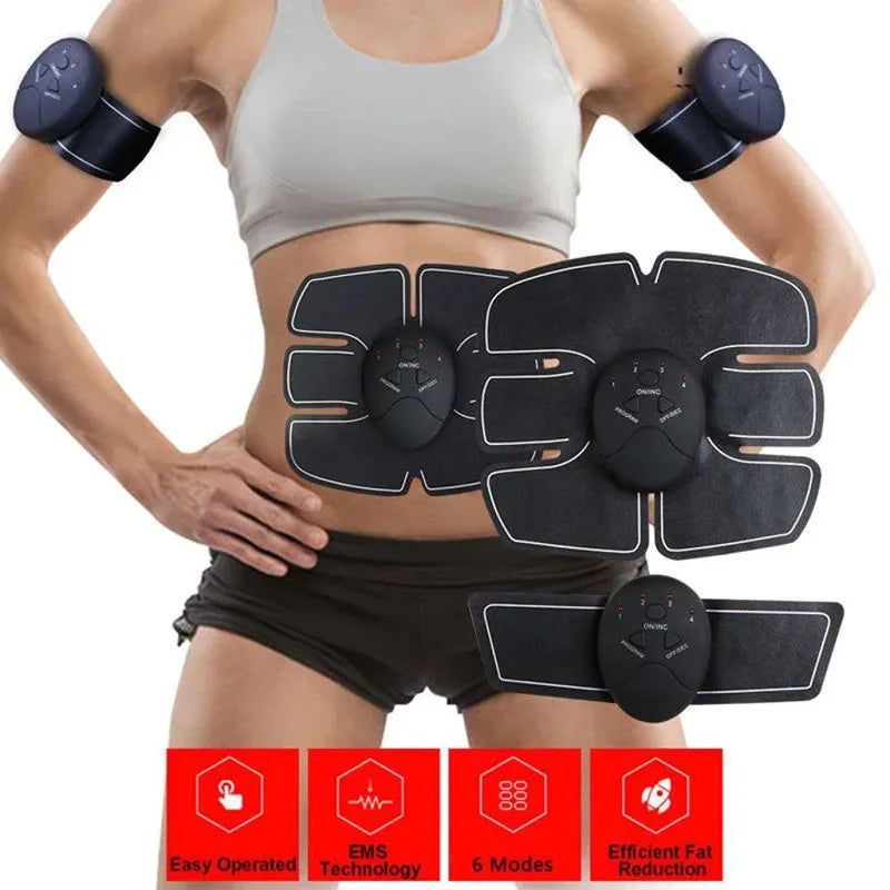 Factory price Power Fit Vibration Abdominal Muscle Trainer Body Slimming Machine Fat Burning Fitness Massage Loss Exercise Belt