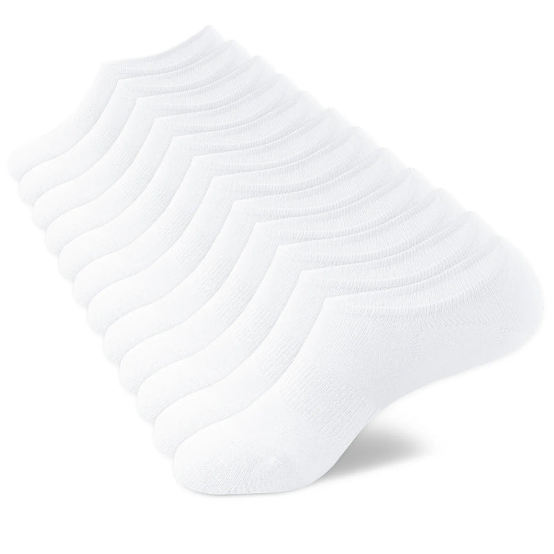 6 Pairs No Show Socks Womens and Mens Low Cut Ankle Short Running Novelty Casual Cotton Invisible Liner Socks With No-Slip Grip