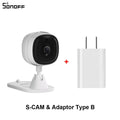 SONOFF CAM Slim WiFi Câmera de segurança inteligente 1080P HD Alarme de movimento Áudio bidirecional Linkage de cena via Alexa Google Home eWeLink APP